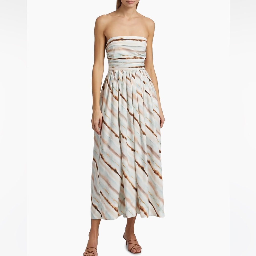 A.L.C. strapless Tara midi dress